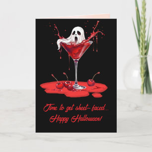 Personalisierte Halloween Spooky, Fun Grußkarte Karte