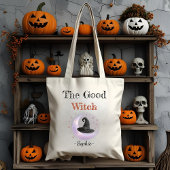 Personalisierte Halloween-Tasche - Die Gute Hexe Tragetasche
