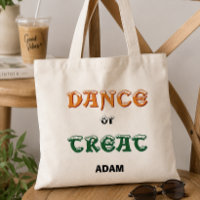 Personalisierte Halloween-Tasche für Kinder zum Sü