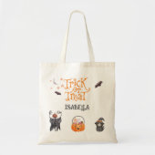 Personalisierte Halloween-Trick- oder Treat-Traget Tragetasche (Vorne)