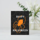 Personalisierte Halloween-Webeinladung Postkarte (Stehend Vorderseite)