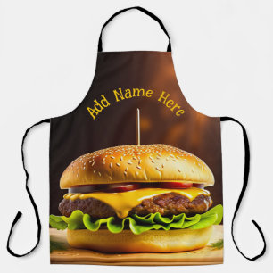 Personalisierte Hamburger Design-Schürze Schürze