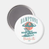 personalisierte hamptons Bachelorette Magnet (Vorderseite/Rückseite)