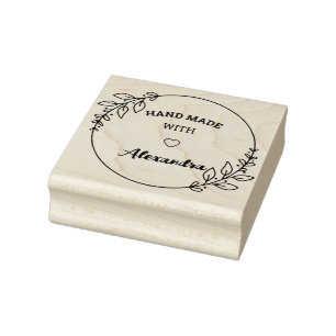Personalisierte Hand aus Liebe-Kautschuk-Briefmark Gummistempel