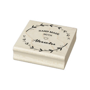 Personalisierte Hand aus Liebe-Kautschuk-Briefmark Gummistempel