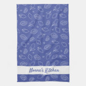 Personalisierte Hand gezogen italienische Lemons b Geschirrtuch (Vertikal)