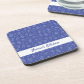 Personalisierte Hand gezogen italienische Lemons b Getränkeuntersetzer (Linke Seite)