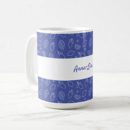 Personalisierte Hand gezogen italienische Lemons b Kaffeetasse