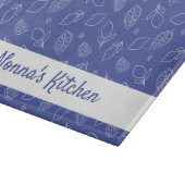 Personalisierte Hand gezogen italienische Lemons b Schneidebrett (Ecke)