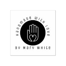 Personalisierte Handarbeit mit Liebe Herz Hand run