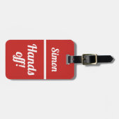 Personalisierte Hände aus| Funny Lugtag Gepäckanhänger (Vorderseite horizontal)