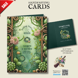 PERSONALISIERTE HANDFASTING IRISH CELTIC WISSEN KARTE