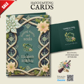 PERSONALISIERTE HANDFASTING IRISH CELTIC WISSEN KARTE