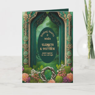 PERSONALISIERTE HANDFASTING IRISH CELTIC WISSEN KARTE