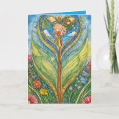 PERSONALISIERTE HANDFASTKARTE PAGAN CELTIC DROID KARTE (Vorderseite)