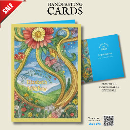 PERSONALISIERTE HANDFASTKARTE PAGAN CELTIC DROID KARTE