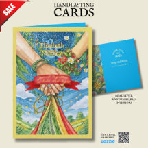 PERSONALISIERTE HANDFASTKARTE PAGAN CELTIC DROID