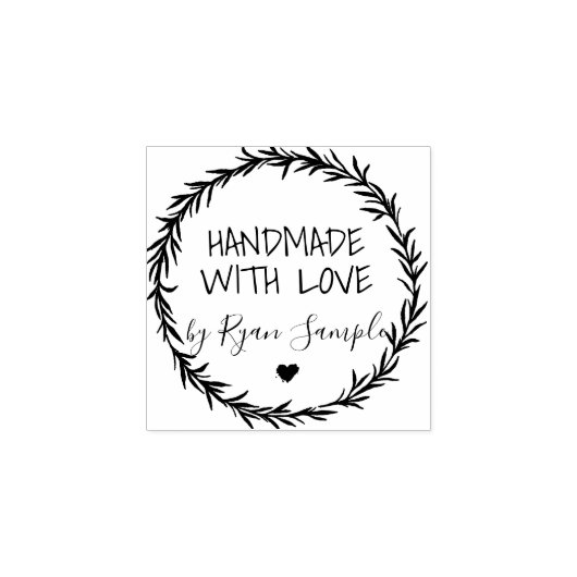 Personalisierte handgefertigte Briefmarke Gummistempel (Prägung)