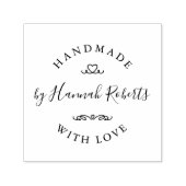 Personalisierte handgefertigte selbstfarbige Brief Permastempel (Design)