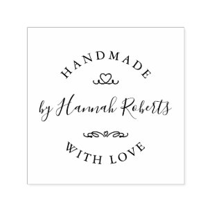 Personalisierte handgefertigte selbstfarbige Brief Permastempel