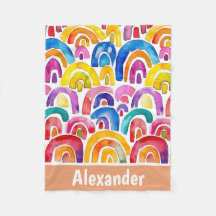 Personalisierte handgemalte Wasserfarbenbügel