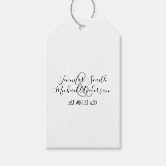 Personalisierte handgeschriebene Geschenkanhänger (Vorderseite)