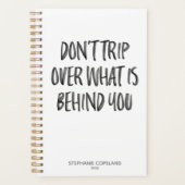 Personalisierte handgeschriebene inspirierende Zit Planer (Vorderseite)