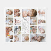 Personalisierte handgeschriebene Liebe Sie Oma 15 Fleecedecke (Vorderseite (Horizontal))
