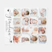 Personalisierte handgeschriebene Liebe Sie Oma 16 Fleecedecke (Vorderseite (Horizontal))