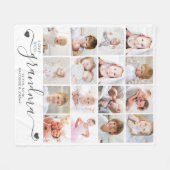 Personalisierte handgeschriebene Liebe Sie Oma 16 Fleecedecke (Vorderseite (Horizontal))