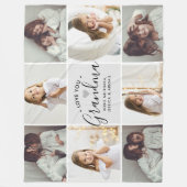 Personalisierte handgeschriebene Liebe Sie Oma 8-F Fleecedecke (Vorderseite)