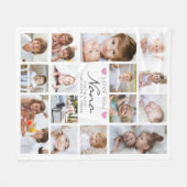 Personalisierte handgeschriebene Liebe You Nana 15 Fleecedecke (Vorderseite (Horizontal))