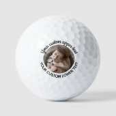 Personalisierte handgeschriebene Schriftart- und F Golfball (Vorderseite)