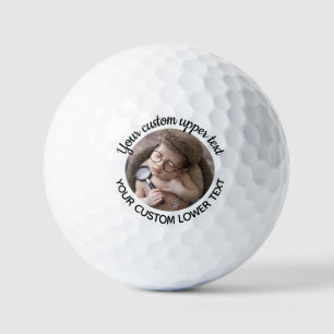 Personalisierte handgeschriebene Schriftart- und F Golfball