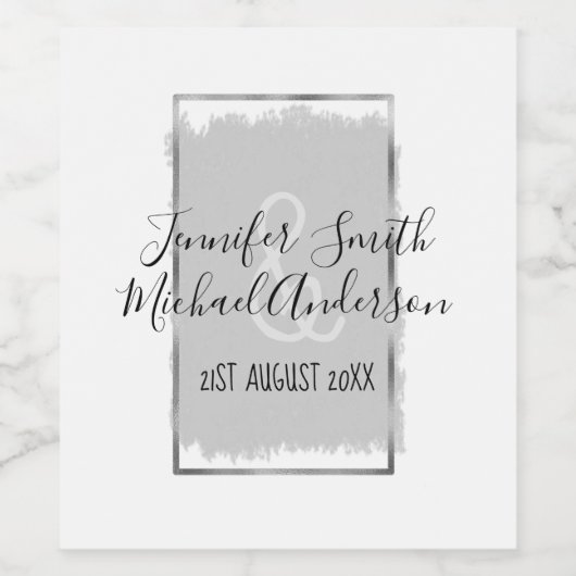 Personalisierte handgeschriebene Weinetiketten Dat Weinetikett (Einzelnes Label)