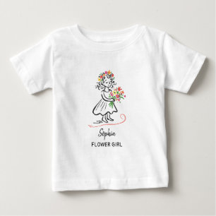 Personalisierte handgezeichnete Illustration für B Baby T-shirt
