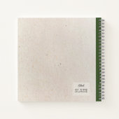 Personalisierte, handgezogene, wachsende Zitronen Notizblock (Rückseite)