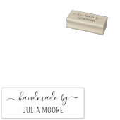 Personalisierte Handmade By Name Holz Gummistempel (Stempel)