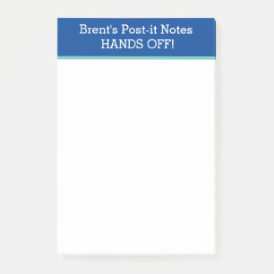 PERSONALISIERTE HANDS AUS POST-IT-HINWEISEN POST-IT KLEBEZETTEL