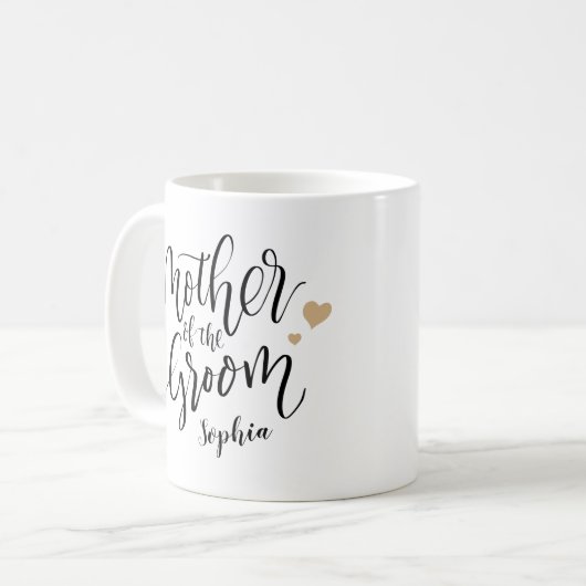 Personalisierte Handschriftliche Mutter der Tasse (Vorderseite Links)