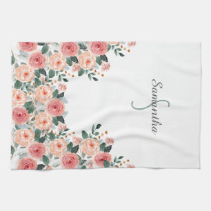 Personalisierte Handtücher für die Blumenküche - N