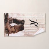 Personalisierte Handtuchschuhe rustikale Weste Handtuch (Handtuch)