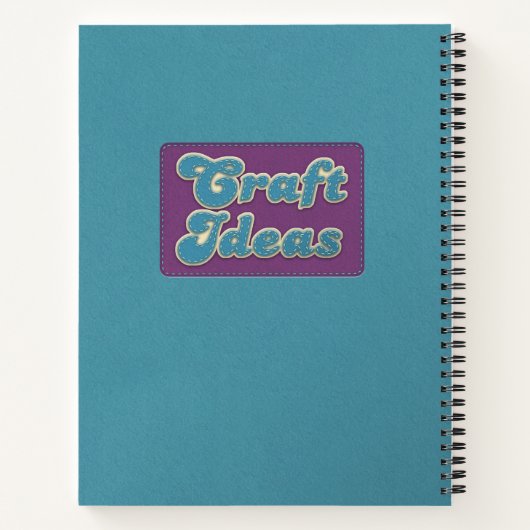 Personalisierte Handwerksideen Notizblock (Rückseite)