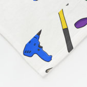 Personalisierte Handwerkzeuge und Hardware-Muster Fleecedecke (Ecke)