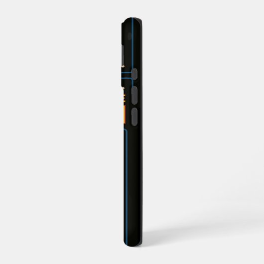 Personalisierte Handy-Case-Gamer Retro-80er iPhone 16 Hülle (Linke Seite)