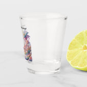 Personalisierte Hängematte und Palmen Schnapsglas (Rechts)