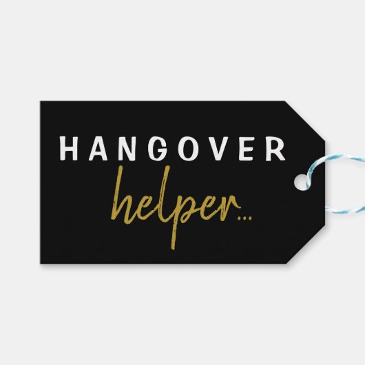 Personalisierte Hangover Helper Bachelorette-Gesch Geschenkanhänger (Vorderseite (Horizontal))