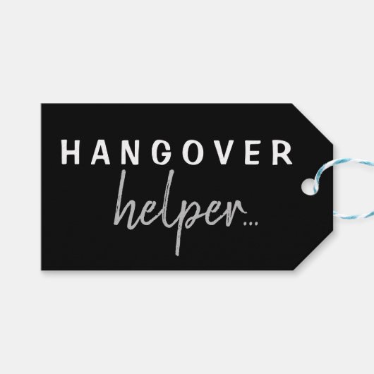 Personalisierte Hangover Helper Bachelorette-Gesch Geschenkanhänger (Vorderseite (Horizontal))