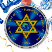 Personalisierte Hanukkah-Ornamente, für einen Baum Ornament Aus Metall