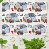 Personalisierte "Happy Campers" Küche Geschirrtuch (Gefaltet)